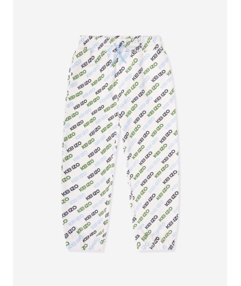 KENZO Boys Logo Print Joggers in Ivory Le MVP de beaucoup