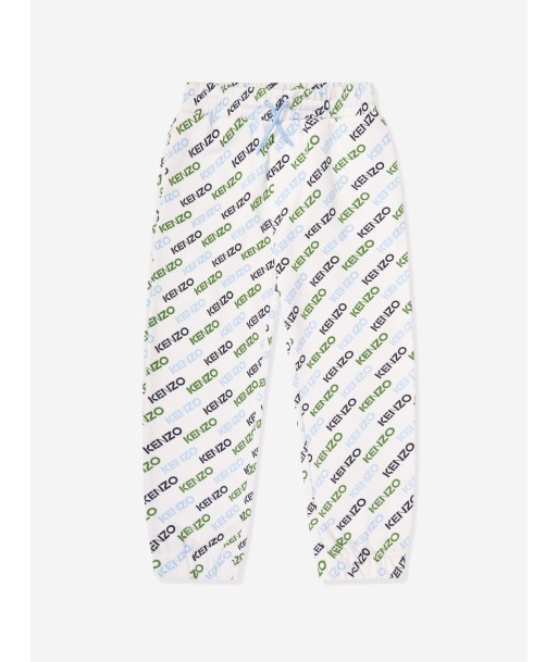 KENZO Boys Logo Print Joggers in Ivory Le MVP de beaucoup