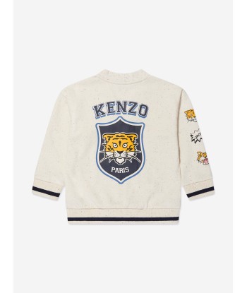 KENZO Boys Varsity Cardigan in Ivory Toutes les collections ici