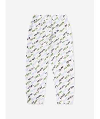 KENZO Boys Logo Print Joggers in Ivory Le MVP de beaucoup