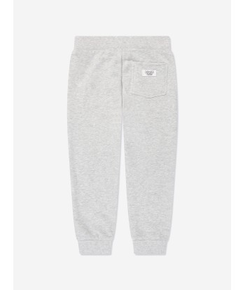 KENZO Boys Logo Joggers in Grey Venez acheter