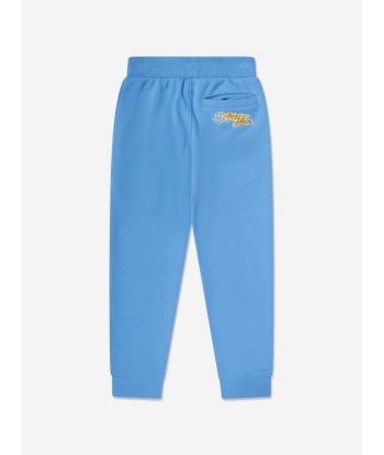 KENZO Boys Tiger Logo Joggers in Blue solde