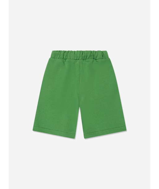 KENZO Boys Logo Bermuda Shorts in Green pas chere