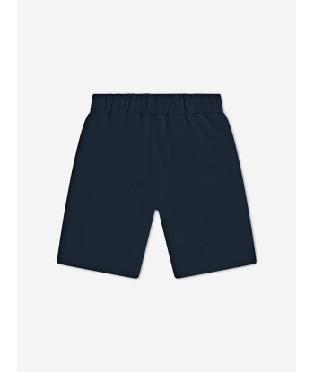 KENZO Boys Logo Bermuda Shorts in Navy pas cheres