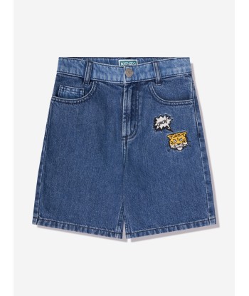 KENZO Boys Denim Bermuda Shorts in Blue vous aussi creer 