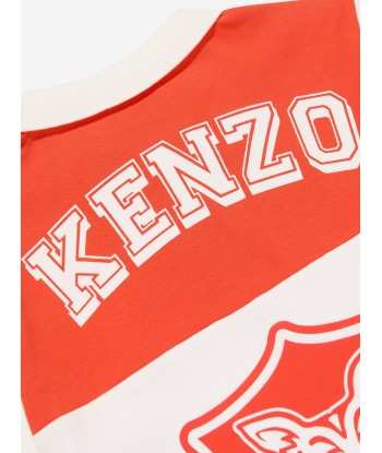 KENZO Boys Tiger Polo Shirt in Ivory Le MVP de beaucoup