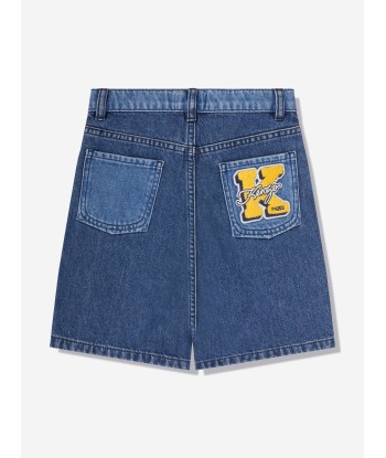 KENZO Boys Denim Bermuda Shorts in Blue vous aussi creer 