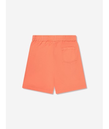 KENZO Boys Logo Bermuda Shorts in Red online