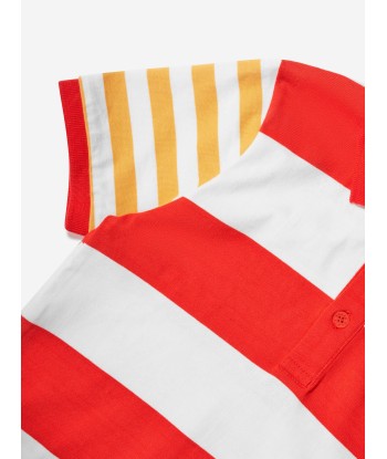 KENZO Boys Striped Polo Shirt in Red vous aussi creer 