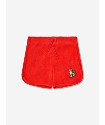 KENZO Boys Kotora Shorts in Red en ligne