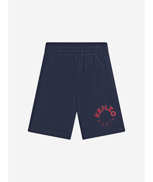 KENZO Kids Logo Bermuda Shorts in Navy livraison gratuite