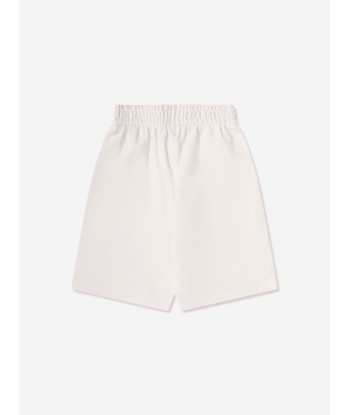 KENZO Kids Logo Bermuda Shorts in Ivory Vous souhaitez 