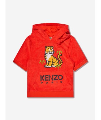 KENZO Boys Kotora Hoodie in Red Comparez et commandez 