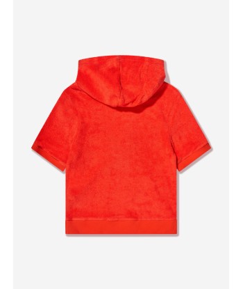 KENZO Boys Kotora Hoodie in Red Comparez et commandez 