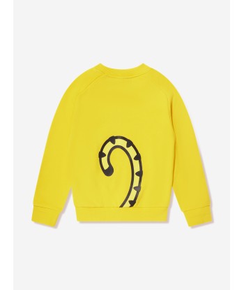 KENZO Boys Kotora Sweatshirt in Yellow Amélioration de cerveau avec