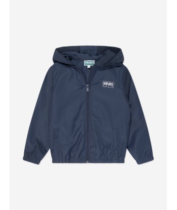 KENZO Kids Hooded Windbreaker in Navy sélection de produits