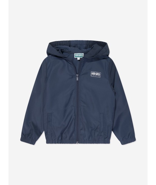 KENZO Kids Hooded Windbreaker in Navy sélection de produits