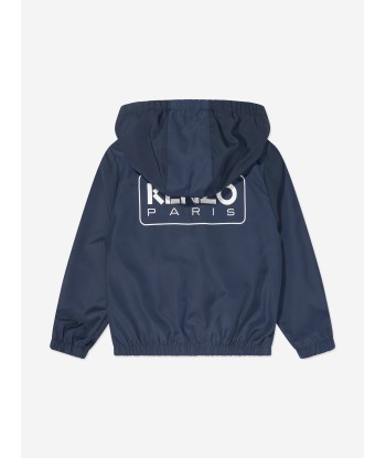 KENZO Kids Hooded Windbreaker in Navy sélection de produits