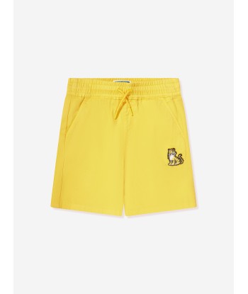 KENZO Boys Kotora Bermuda Shorts in Yellow ou a consommer sur place