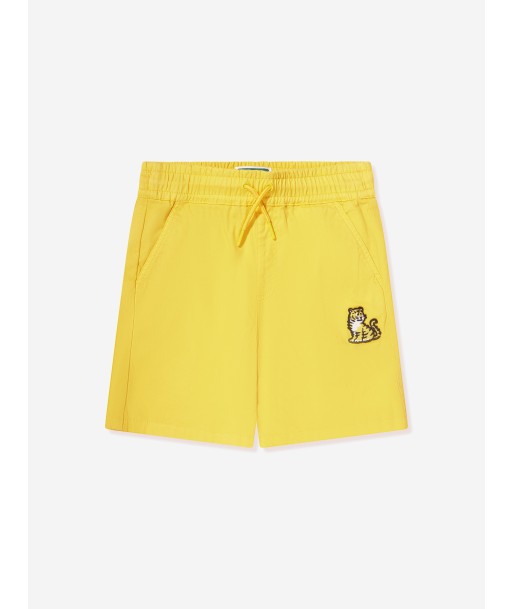 KENZO Boys Kotora Bermuda Shorts in Yellow ou a consommer sur place