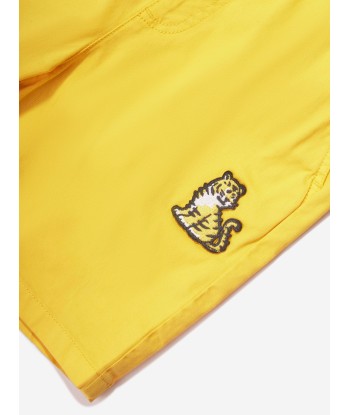 KENZO Boys Kotora Bermuda Shorts in Yellow ou a consommer sur place