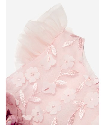 Patachou Girls Frilly Flower Dress in Pink Comparez plus de prix