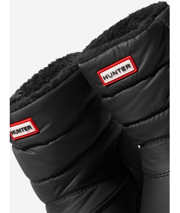 Hunter Kids Intrepid Snow Boots in Black le des métaux précieux