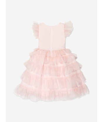 Patachou Girls Frilly Flower Dress in Pink Comparez plus de prix