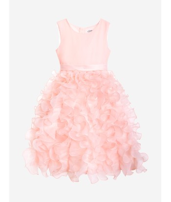 iAMe Girls Ruffle Dress in Pink Jusqu'à 80% De Réduction