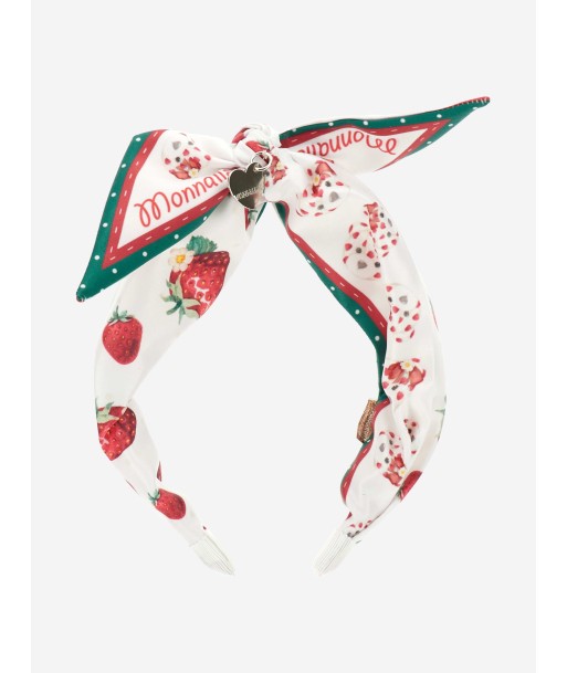 Monnalisa Girls Strawberry Headband in White Le MVP de beaucoup