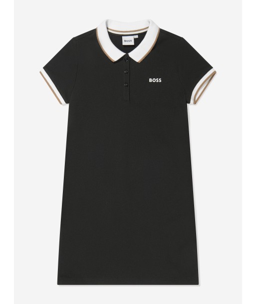 BOSS Girls Polo Dress in Black plus qu'un jeu 