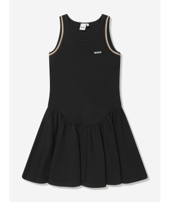 BOSS Girls Sleeveless Milano Dress in Black store