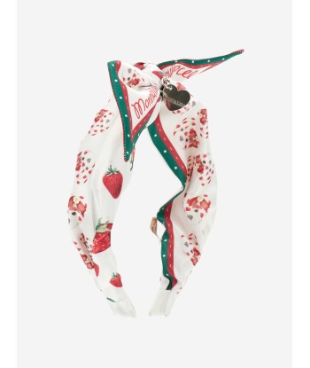 Monnalisa Girls Strawberry Headband in White Le MVP de beaucoup