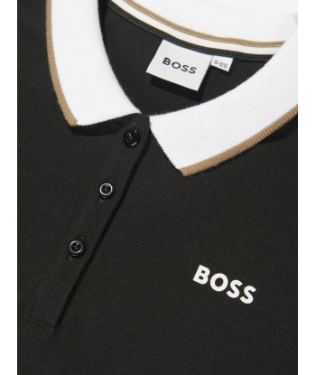 BOSS Girls Polo Dress in Black plus qu'un jeu 