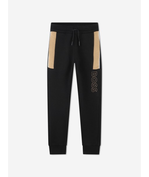 BOSS Boys Logo Joggers in Black pas cheres