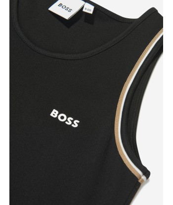 BOSS Girls Sleeveless Milano Dress in Black store