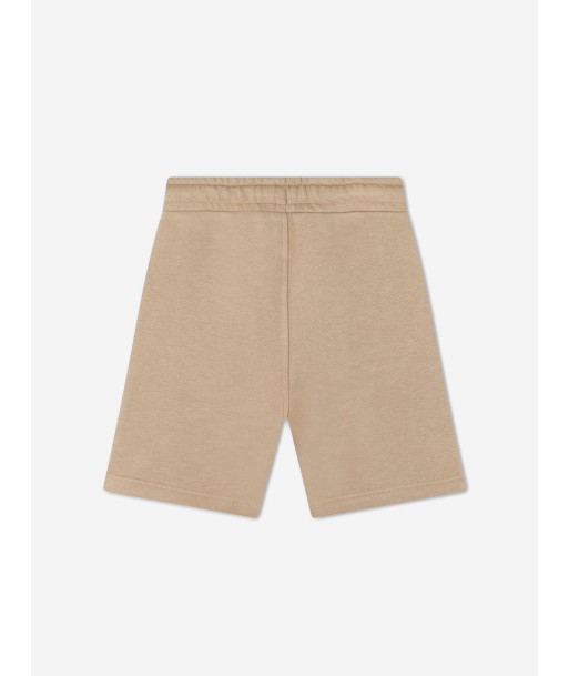 BOSS Boys Logo Print Shorts in Beige les ctes