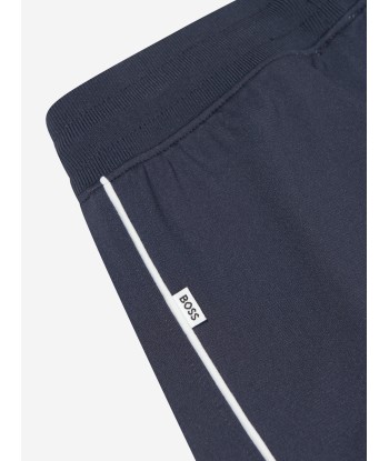 BOSS Boys Track Pants in Navy est présent 