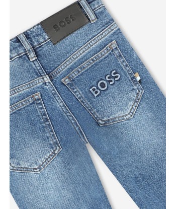 BOSS Boys Slim Fit Jeans in Blue s'inspire de l'anatomie humaine