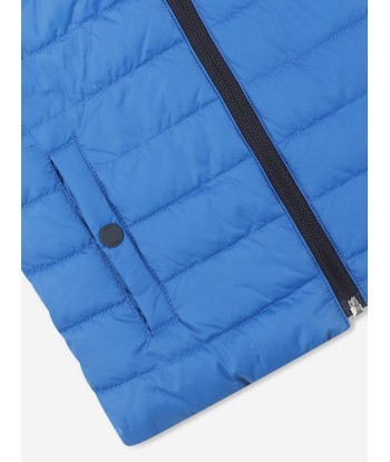 BOSS Boys Reversible Padded Gilet in Blue Comment ça marche