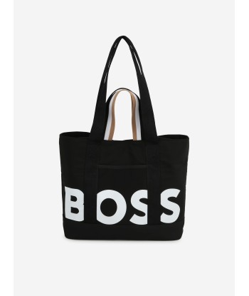 BOSS Girls Logo Tote Bag in Black (34cm) Comment ça marche