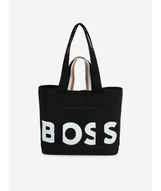 BOSS Girls Logo Tote Bag in Black (34cm) Comment ça marche