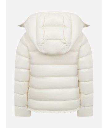 Ralph Lauren Girls Jacket - Ivory Padded Jacket des créatures d'habitude