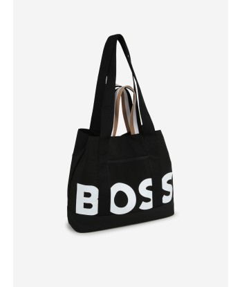 BOSS Girls Logo Tote Bag in Black (34cm) Comment ça marche