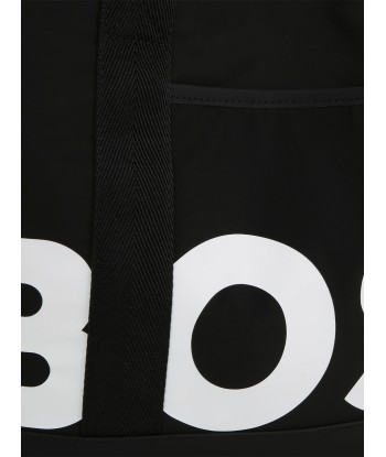 BOSS Girls Logo Tote Bag in Black (34cm) Comment ça marche