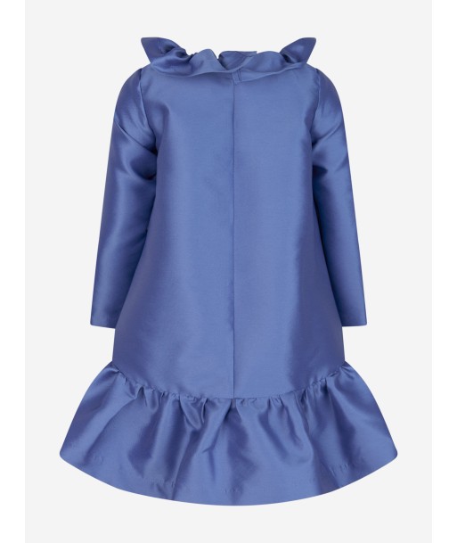 Mama Luma Girls Flared Ruffles Dress in Blue Voir les baskets