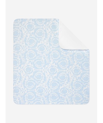 Versace Baby Boys Barocco Logo Blanket in Blue une grave pollution 