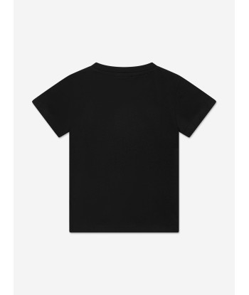 Versace Girls Diamante Medusa T-Shirt in Black sur le site 