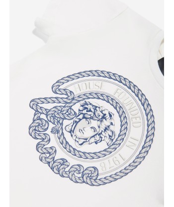 Versace Baby Boys Nautical Medusa T-Shirt in White chez Cornerstreet bien 