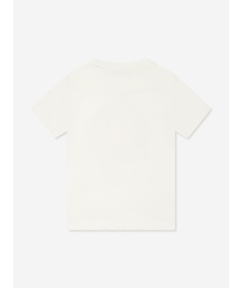 Versace Boys Nautical Medusa Logo T-Shirt in White Véritable concentré